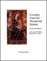 Coventry Carol for Woodwind Quintet P.O.D. cover